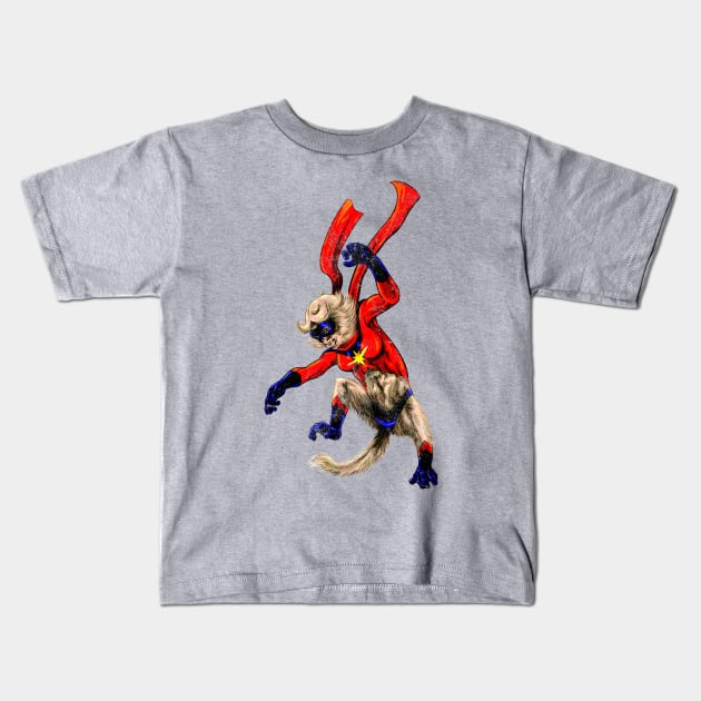 Ms Monkey Marvel Kids T-Shirt by ThirteenthFloor